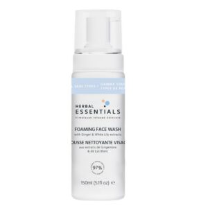 Herbal Essentials Foaming Face Wash With Ginger & White Lily Extracts - 150ml