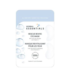 Herbal Essentials Rescue Revive Eye Mask With 10% Skin Plumper And Vitamin C - 1s