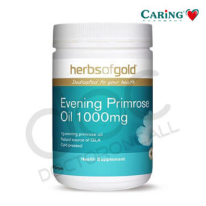 Herbs Of Gold Evening Primrose 1000mg Capsule - 100s