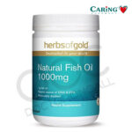 Herbs of Gold Natural Fish Oil 1000mg Capsule