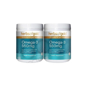Herbs of Gold Omega 3 550mg Capsule 100s x2
