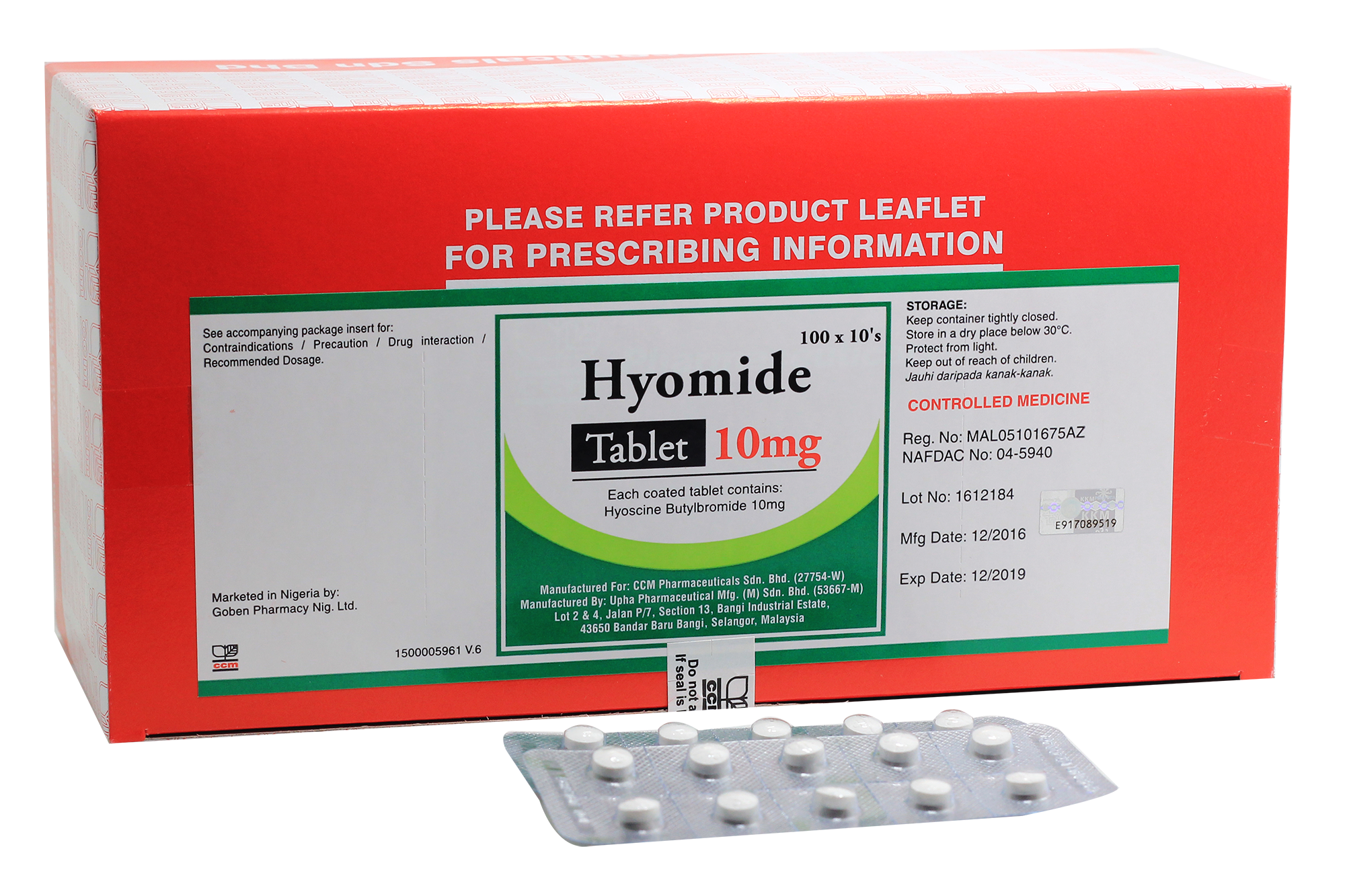 Hyomide 10mg Tablet