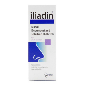 Iliadin 0.025% Decongestant Nasal Drops - 10ml
