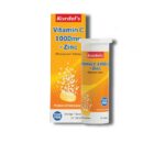 Kordel’s Vitamin C 1000mg + Zinc Effervescent Tablet (Orange)