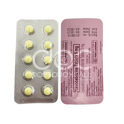 Levocetirizine 5mg Tablet
