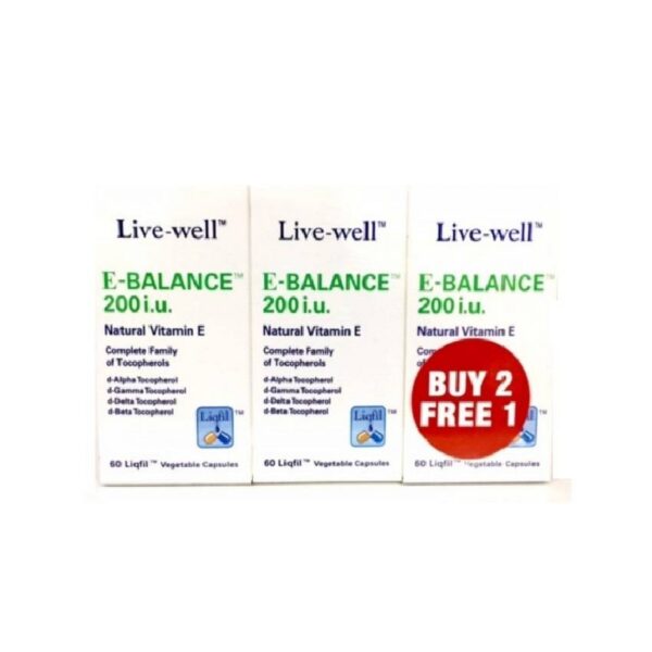 Live-well E-Balance 200 IU Capsule