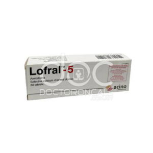 Lofral 5mg Tablet | amlodipine | hypertension calcium channel blocker tablet | DoctorOnCall Malaysia