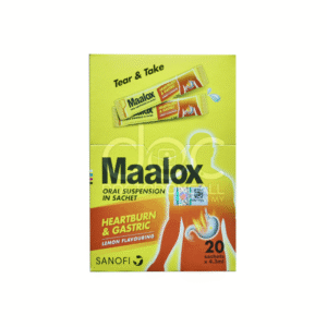 Maalox Oral Suspension Sachet - 4.3ml x1