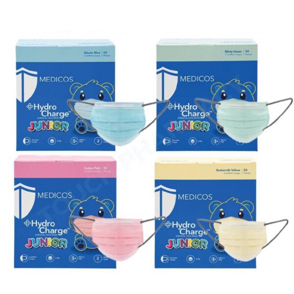 Medicos HydroCharge Surgical Face Mask (Junior) 50s