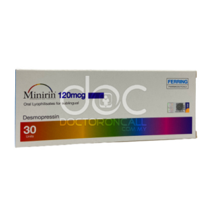 Minirin 120mcg Oral Lyophilisate - 30s