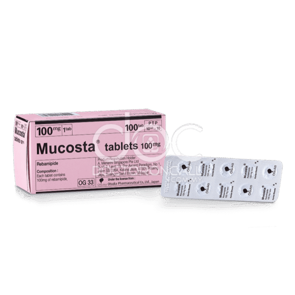 Mucosta 100mg Tablet