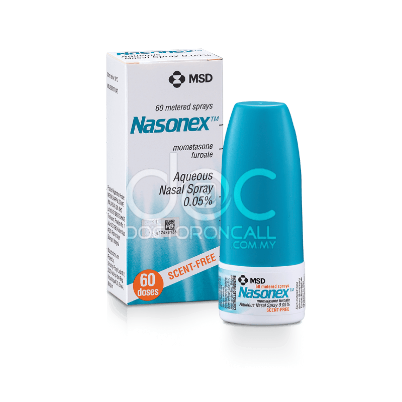 Nasonex 0.05% Aqueous Nasal Spray