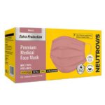 Neutrovis Premium 4Ply Face Mask (Merlot – Pink)