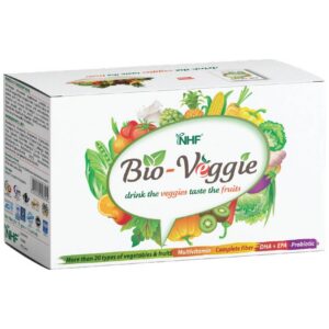 NHF Bio Veggie Vegetables and Fruits Fiber Drink with Probiotics & Prebiotics Sachet - 15g x15
