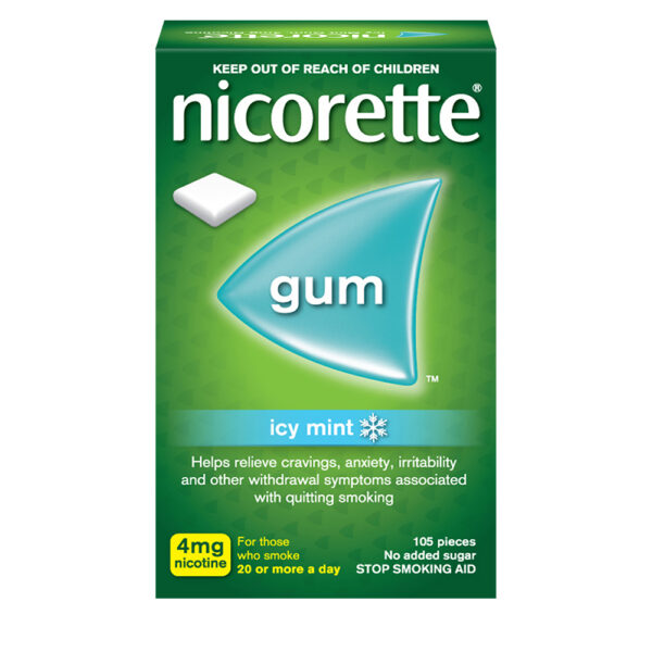 Nicorette Icymint 4mg Gummy Tablet
