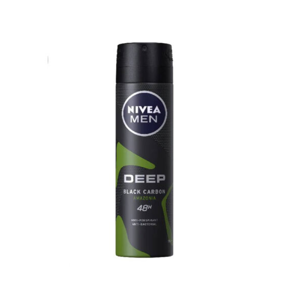 Nivea (Men) Deep Black Charcoal Amazonia Body Spray