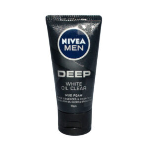 Nivea (Men) Deep White Oil Clear Mud Foam - 50g