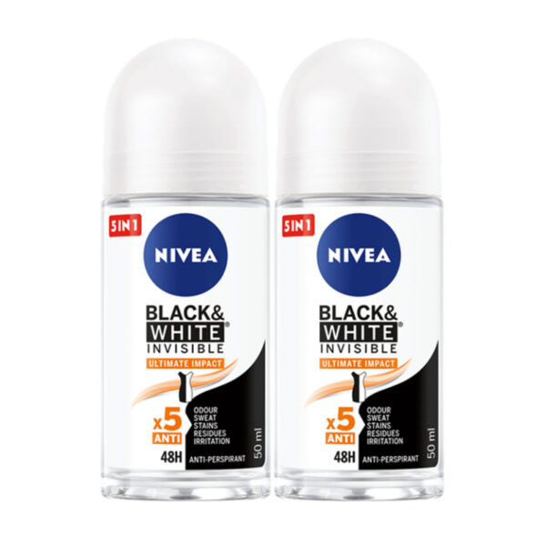 Nivea (Women) Black & White Invisible Ultimate Impact Roll On