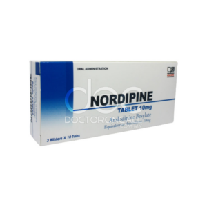Nordipine 10mg Tablet | amlodipine | hypertension calcium channel blocker tablet | DoctorOnCall Malaysia