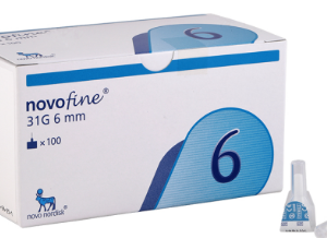 Novofine 31g 6mm Needle - 100s