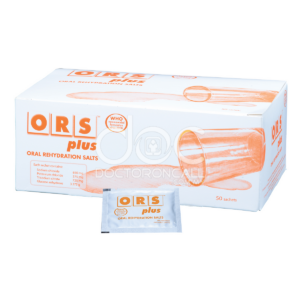 ORS Plus Orange Sachet oral rehydration salts for dehydration from diarrhoea and vomiting | DoctorOnCall Malaysia