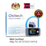 Oxitech Pulse Oximeter (MDA certified – 1 year warranty)