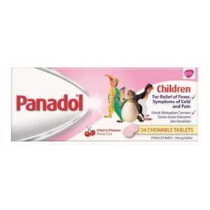 Panadol Children Chewable Tablet (Cherry Flavour) - 24s