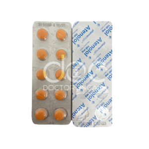 Pharmaniaga Atenolol 100mg Tablet beta-blocker for hypertension and angina management | DoctorOnCall Malaysia