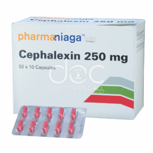 Pharmaniaga Cephalexin 250mg/5ml Oral Suspension antibiotic for children's bacterial infections | DoctorOnCall Malaysia