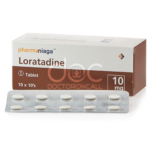 Pharmaniaga Loratadine 10mg Tablet non-drowsy antihistamine for allergy and hayfever | DoctorOnCall Malaysia