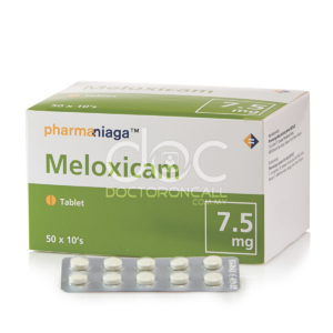 Pharmaniaga Meloxicam 7.5mg Tablet NSAID for arthritis, joint pain and inflammation | DoctorOnCall Malaysia