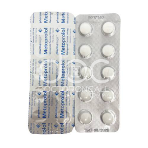 Pharmaniaga Metoprolol 100mg Tablet beta-blocker for hypertension, angina and heart failure | DoctorOnCall Malaysia