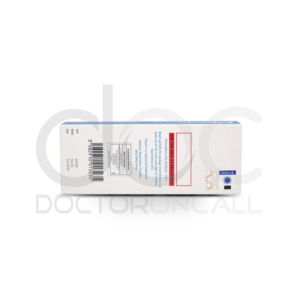 Plavix 75mg Tablet