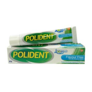 Polident Adhesive Cream Flavour Free - 20g