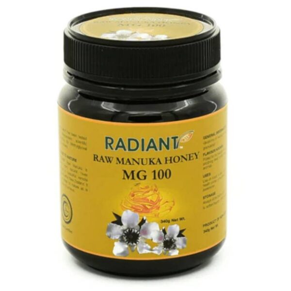 Radiant Raw Manuka Honey MG 100 Natural