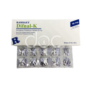 Ranbaxy Difnal K 50mg Tablet - 10s