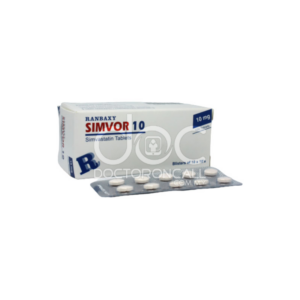 Ranbaxy Simvor 10mg Tablet - 100s