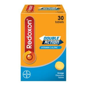 Redoxon Double Action Chewable C 500mg Tablet (Orange) - 30s