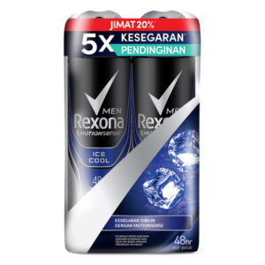 Rexona Men Spray - Ice Cool - 150ml x2 (Twin Pack)