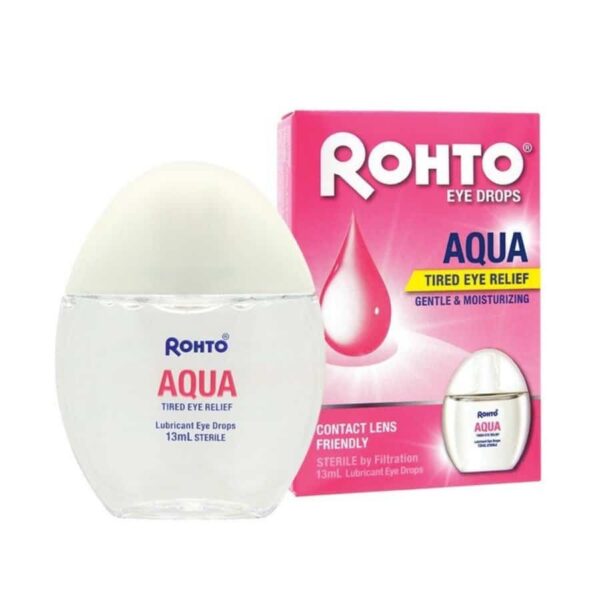Rohto Aqua Eye Drops gentle moisturising hydration for dry and sensitive eyes | DoctorOnCall Malaysia