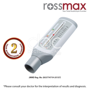 Rossmax Adult Peak Flow Meter with Color-coded Indicators (PF120A) - 1s