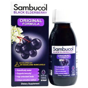 Sambucol Black Elderberry Original Syrup - 120ml