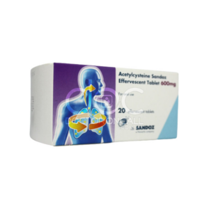 Sandoz Acetylcysteine 600mg Tablet - 20s