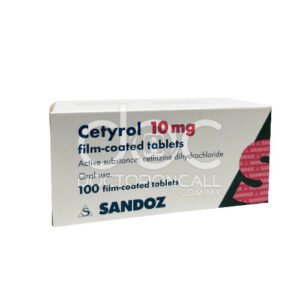Sandoz Cetyrol 10mg Tablet - 10s