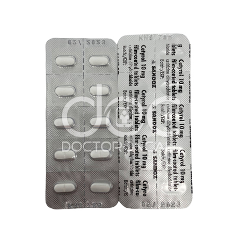 Sandoz Cetyrol 10mg Tablet