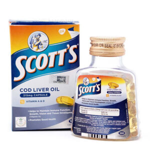 Scott's Pure Cod Liver Oil Capsule 100s x2 - 100s x2