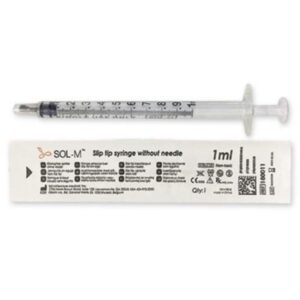 Sol-M  Syringe (Luer Slip) 100s - 1ml