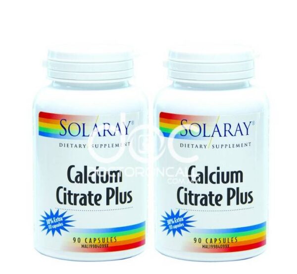 Solaray Calcium Citrate Plus Capsule