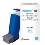 Square Saltamol 100mcg Salbutamol Dose Inhaler - Asthma Bronchodilator Malaysia