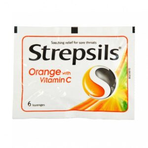 Strepsils Orange with Vitamin C Lozenges - 24s